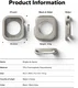 Ringke Air Sports Apple Watch 11/10 46MM Hoesje TPU Grijs afbeelding 8