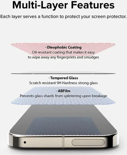 Ringke Easy Slide Google Pixel 10 (Pro) / 9 (Pro) Screen Protector Jig 2-Pack afbeelding 7