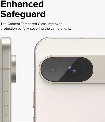 Ringke Google Pixel 9 Camera Protector Tempered Glass (3-Pack) afbeelding 9