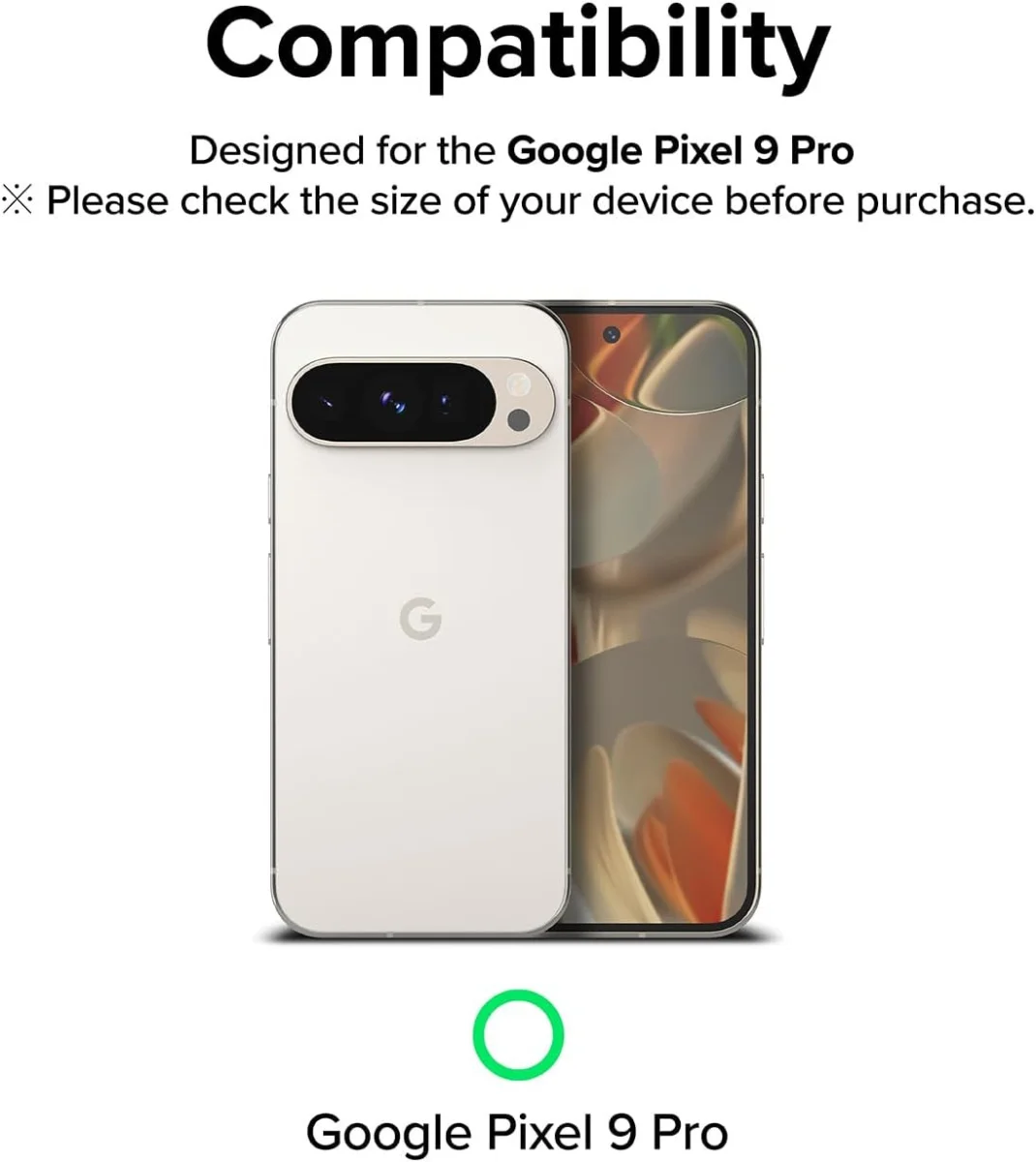 Ringke Google Pixel 9 Pro Camera Protector Tempered Glass (3-Pack) afbeelding 4