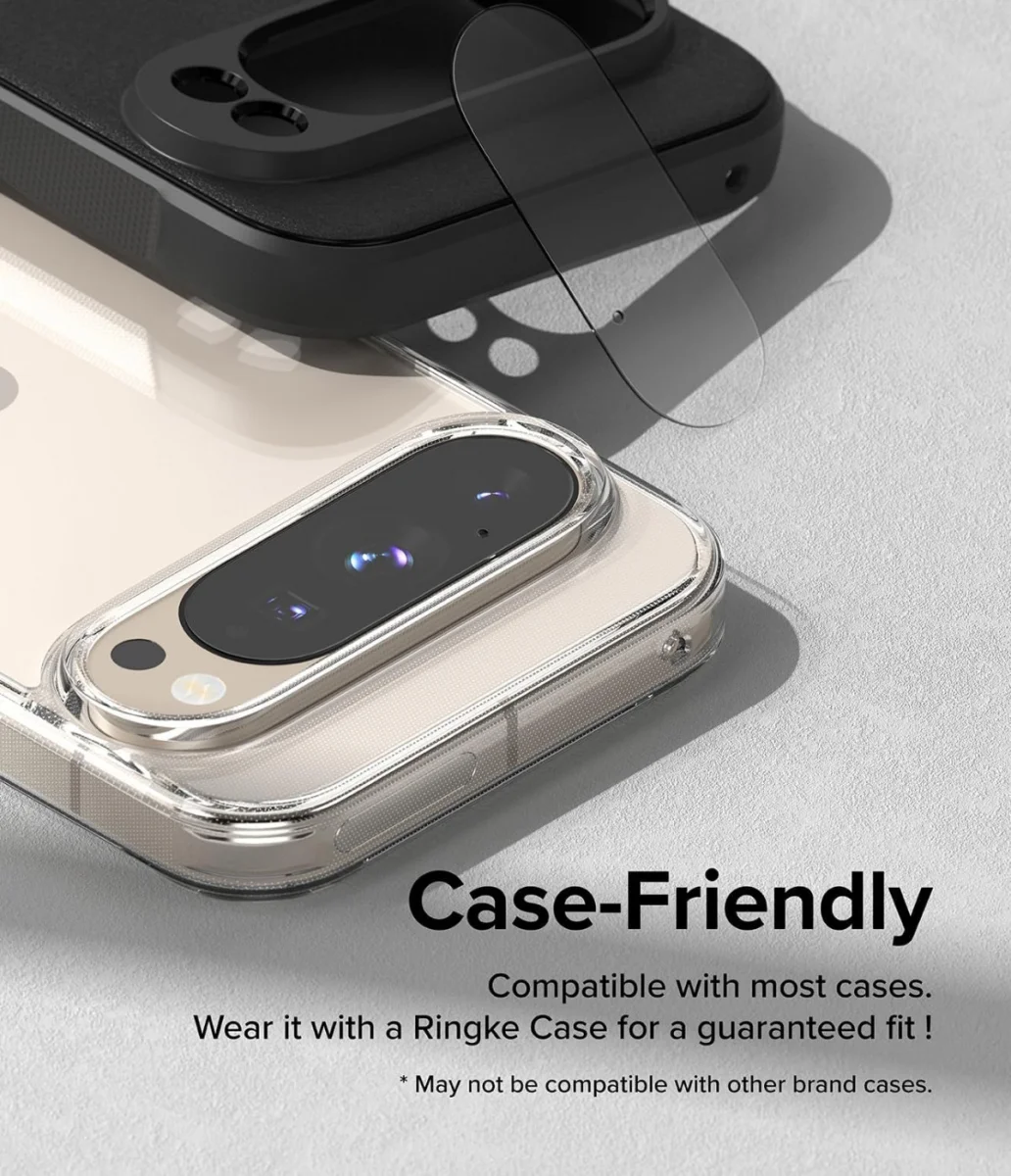 Ringke Google Pixel 9 Pro Camera Protector Tempered Glass (3-Pack) afbeelding 5