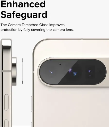 Ringke Google Pixel 9 Pro Camera Protector Tempered Glass (3-Pack) afbeelding 10