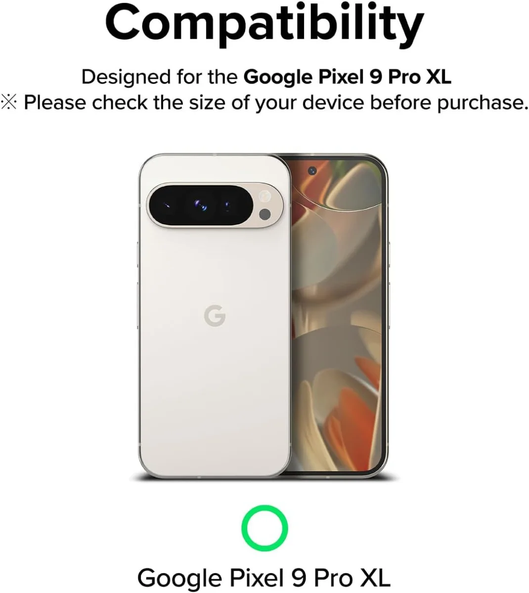 Ringke Google Pixel 9 Pro XL Camera Protector Tempered Glass (3-Pack) afbeelding 3