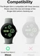 Ringke Slim - Google Pixel Watch 3 41MM Hoesje - (2P) Transparant & Zwart afbeelding 2