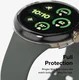 Ringke Slim - Google Pixel Watch 3 41MM Hoesje - (2P) Transparant & Zwart afbeelding 4