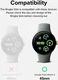 Ringke Slim - Google Pixel Watch 3 45MM Hoesje - (2P) Transparant & Zwart afbeelding 2