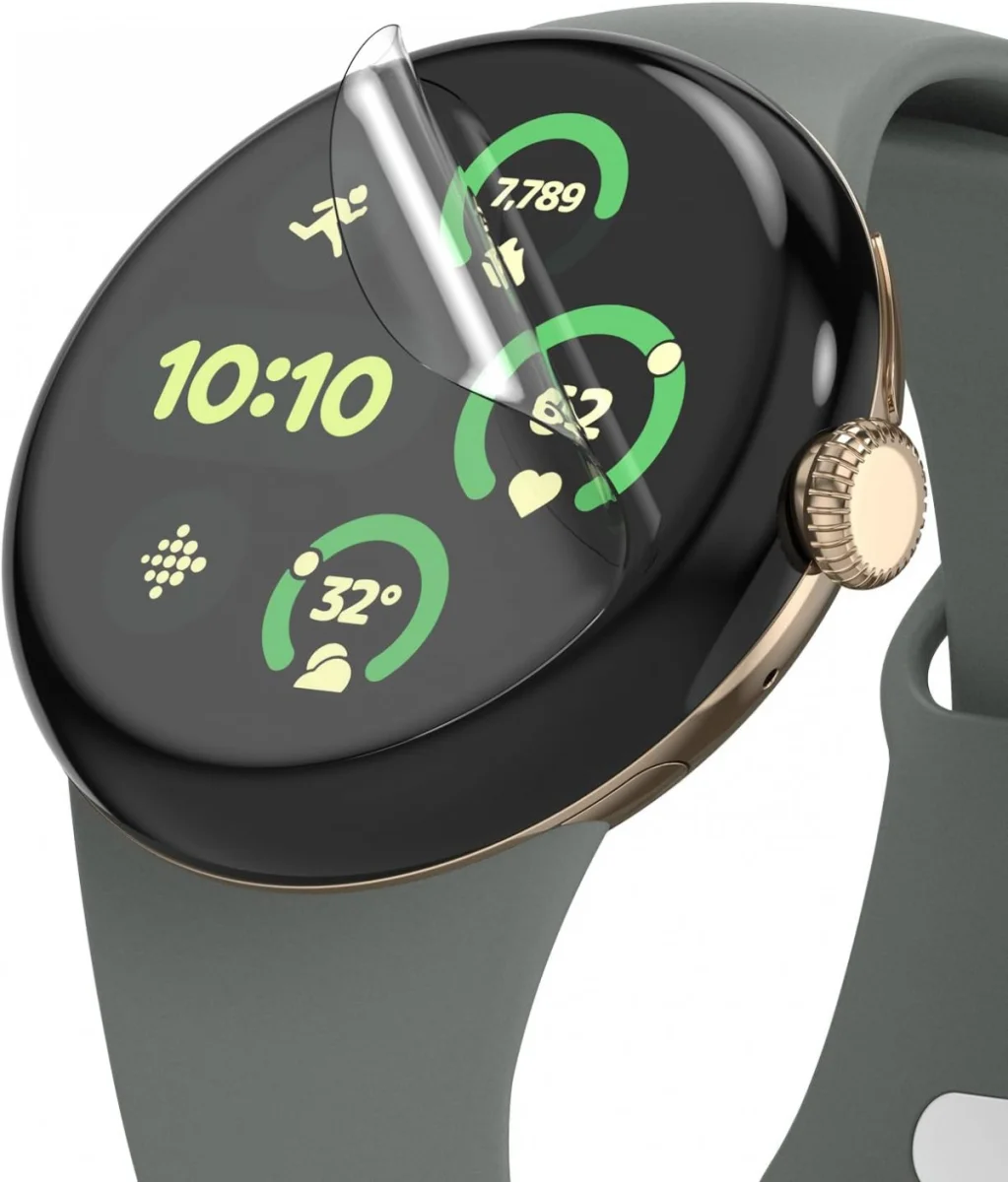 Ringke Dual Easy Film - Google Pixel Watch 3 41MM Screen Protector - 3-Pack afbeelding 1