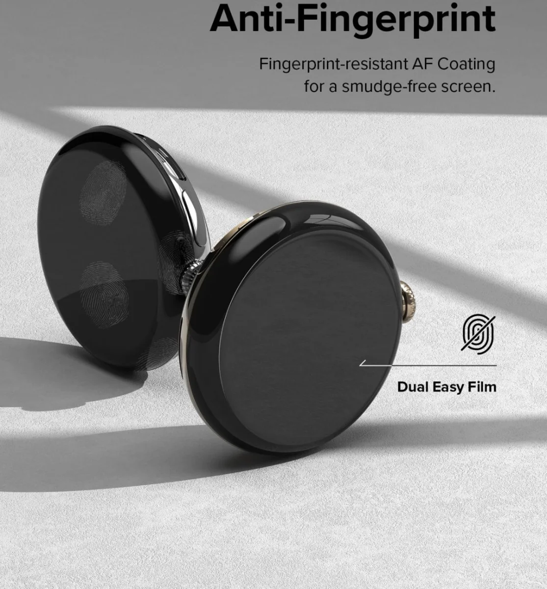 Ringke Dual Easy Film - Google Pixel Watch 3 41MM Screen Protector - 3-Pack afbeelding 6