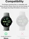 Ringke Dual Easy Film - Google Pixel Watch 3 41MM Screen Protector - 3-Pack afbeelding 9