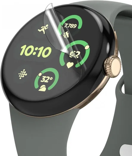 Ringke Dual Easy Film - Google Pixel Watch 3 45MM Screen Protector - 3-Pack afbeelding 1