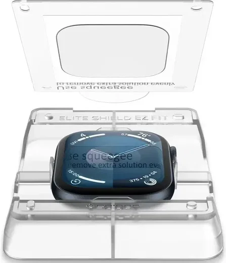 Spigen Eliteshield EZ Fit - Apple Watch 11/10 42MM Screen Protector Tray 2-Pack afbeelding 9