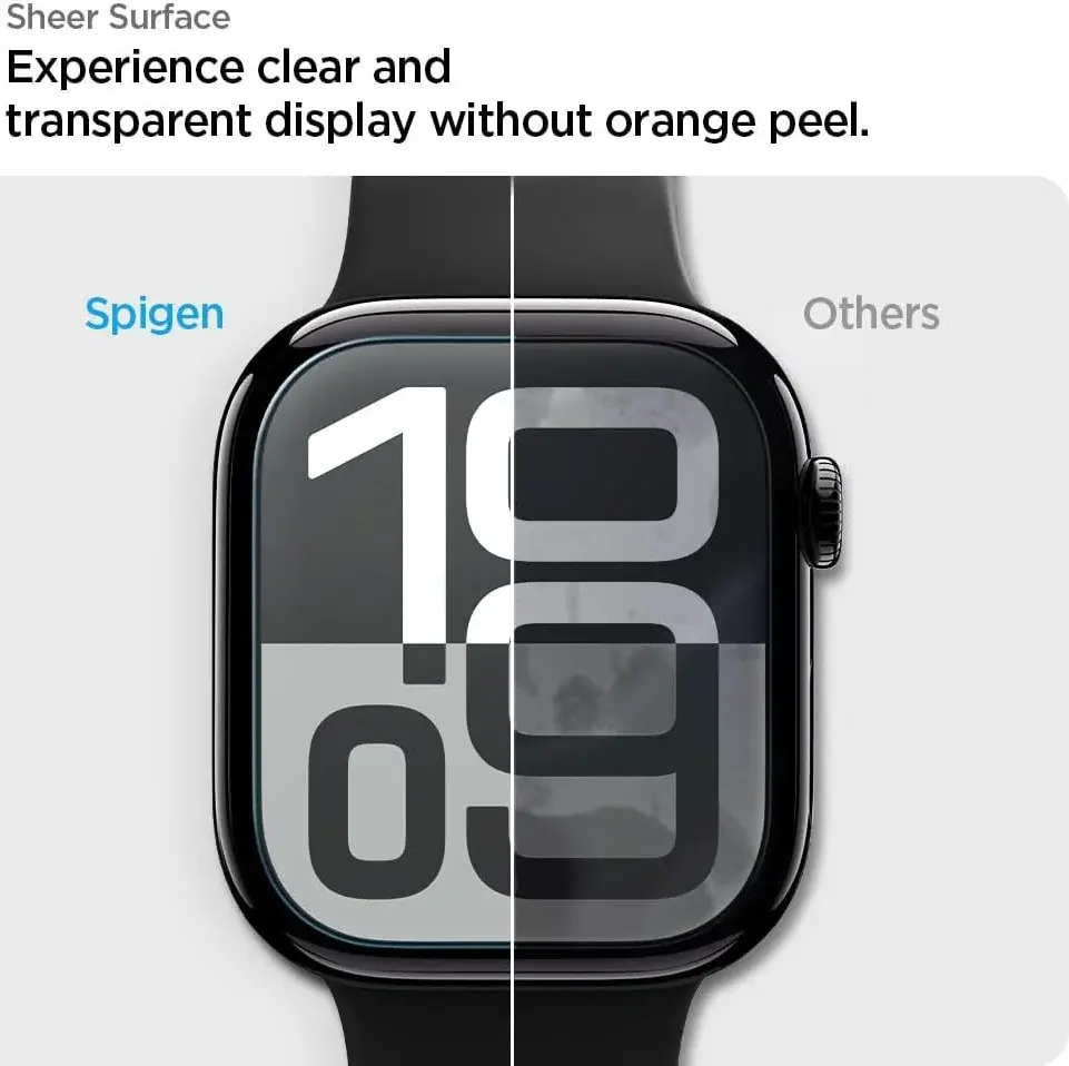 Spigen Eliteshield EZ Fit - Apple Watch 11/10 42MM Screen Protector Tray 2-Pack afbeelding 7