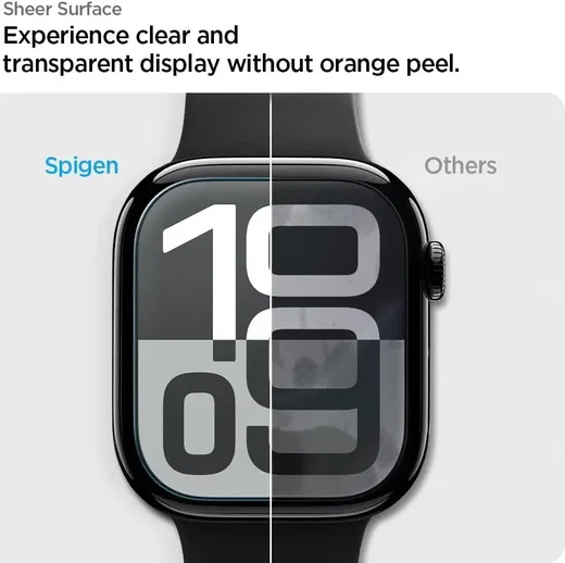 Spigen Eliteshield EZ Fit - Apple Watch 11/10 42MM Screen Protector Tray 2-Pack afbeelding 7