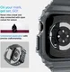 Spigen Rugged Armor Pro - Apple Watch 11/10 46MM - Hoesje en Bandje - Grijs afbeelding 7