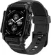 Spigen Rugged Armor Pro - Apple Watch 11/10 42MM - Hoesje en Bandje - Zwart afbeelding 1