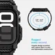 Spigen Rugged Armor Pro - Apple Watch 11/10 46MM - Hoesje en Bandje - Zwart afbeelding 5