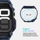 Spigen Rugged Armor Pro - Apple Watch 11/10 42MM - Hoesje en Bandje - Blauw afbeelding 8