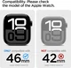Spigen Rugged Armor Pro - Apple Watch 11/10 46MM - Hoesje en Bandje - Blauw afbeelding 3