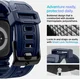 Spigen Rugged Armor Pro - Apple Watch 11/10 46MM - Hoesje en Bandje - Blauw afbeelding 9