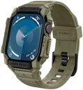 Spigen Rugged Armor Pro - Apple Watch 11/10 46MM - Hoesje en Bandje - Khaki