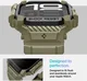 Spigen Rugged Armor Pro - Apple Watch 11/10 46MM - Hoesje en Bandje - Khaki afbeelding 11