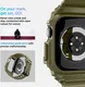 Spigen Rugged Armor Pro - Apple Watch 11/10 46MM - Hoesje en Bandje - Khaki afbeelding 7