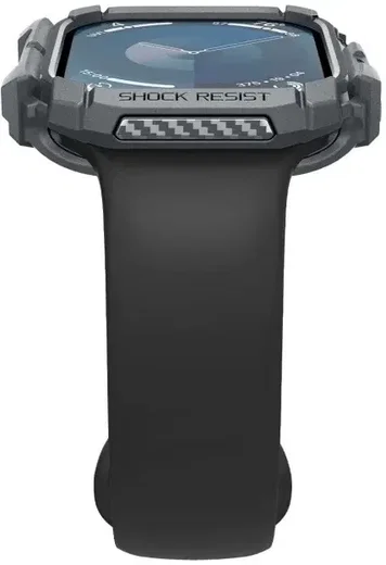 Spigen Rugged Armor - Apple Watch 11/10 46MM Hoesje - Grijs afbeelding 10