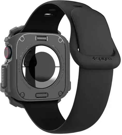 Spigen Rugged Armor - Apple Watch 11/10 46MM Hoesje - Grijs afbeelding 2
