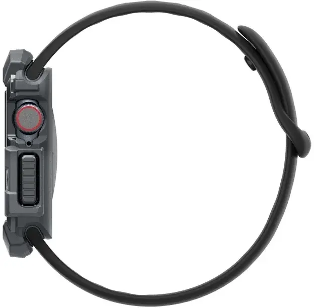 Spigen Rugged Armor - Apple Watch 11/10 46MM Hoesje - Grijs afbeelding 6