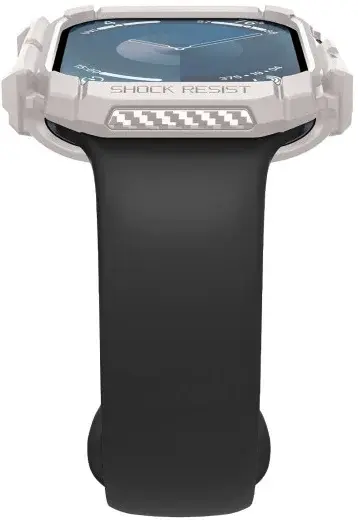 Spigen Rugged Armor - Apple Watch 11/10 46MM Hoesje - Beige afbeelding 12