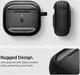 Spigen Rugged Armor Apple AirPods 4 Hoesje Carbon Fiber Zwart afbeelding 5