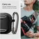Spigen Rugged Armor Apple AirPods 4 Hoesje Carbon Fiber Zwart afbeelding 7