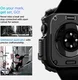 Spigen Rugged Armor - Apple Watch 11/10 42MM Hoesje - Zwart afbeelding 5