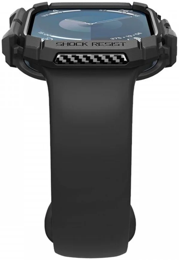 Spigen Rugged Armor - Apple Watch 11/10 42MM Hoesje - Zwart afbeelding 14