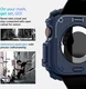 Spigen Rugged Armor - Apple Watch 11/10 42MM Hoesje - Blauw afbeelding 5