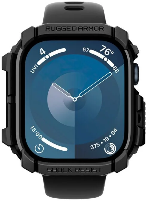 Spigen Rugged Armor - Apple Watch 11/10 46MM Hoesje - Blauw afbeelding 13