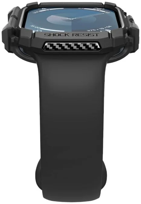 Spigen Rugged Armor - Apple Watch 11/10 46MM Hoesje - Blauw afbeelding 7