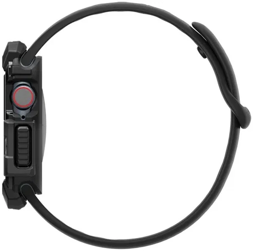 Spigen Rugged Armor - Apple Watch 11/10 46MM Hoesje - Blauw afbeelding 9