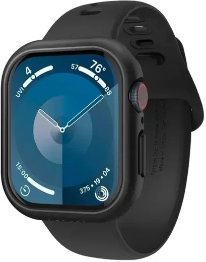 Spigen Thin Fit - Apple Watch 11/10 42MM Bumper Hoesje - Zwart afbeelding 2