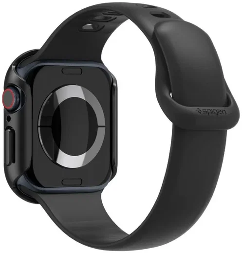 Spigen Thin Fit - Apple Watch 11/10 46MM Bumper Hoesje - Zwart afbeelding 12
