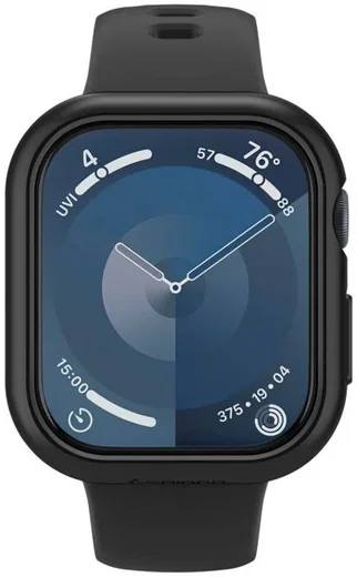 Spigen Thin Fit - Apple Watch 11/10 46MM Bumper Hoesje - Zwart afbeelding 4