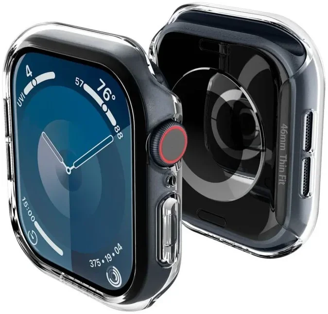 Spigen Thin Fit - Apple Watch 11/10 42MM Bumper Hoesje - Transparant afbeelding 13