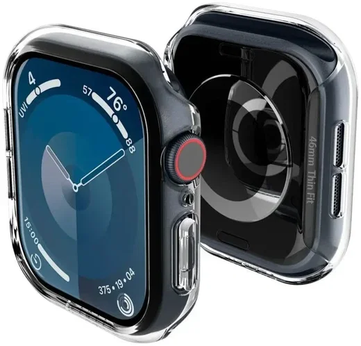 Spigen Thin Fit - Apple Watch 11/10 42MM Bumper Hoesje - Transparant afbeelding 13
