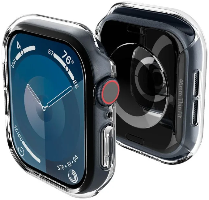 Spigen Thin Fit - Apple Watch 11/10 46MM Bumper Hoesje - Transparant afbeelding 12