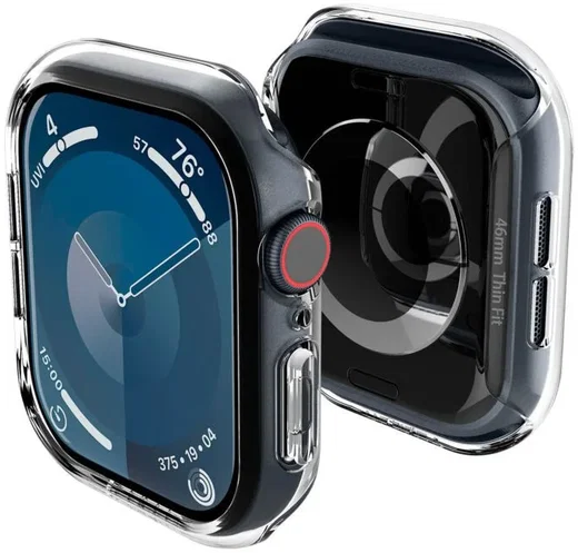 Spigen Thin Fit - Apple Watch 11/10 46MM Bumper Hoesje - Transparant afbeelding 12
