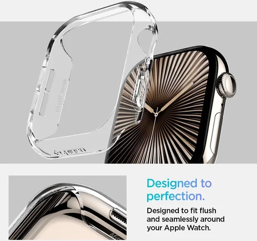 Spigen Thin Fit - Apple Watch 11/10 46MM Bumper Hoesje - Transparant afbeelding 13