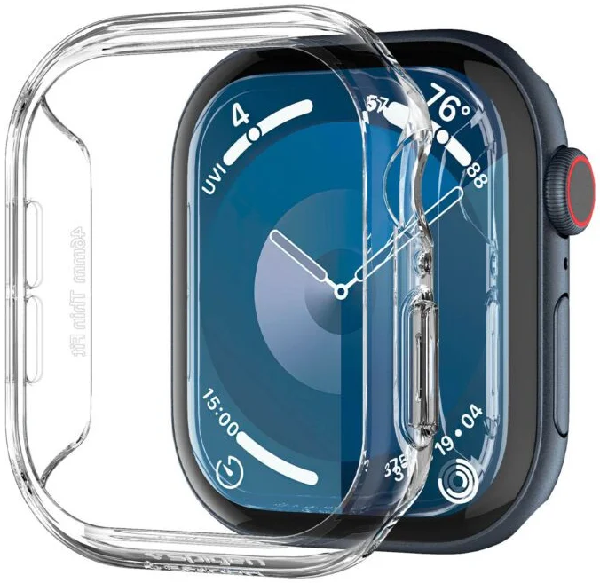 Spigen Thin Fit - Apple Watch 11/10 46MM Bumper Hoesje - Transparant afbeelding 16
