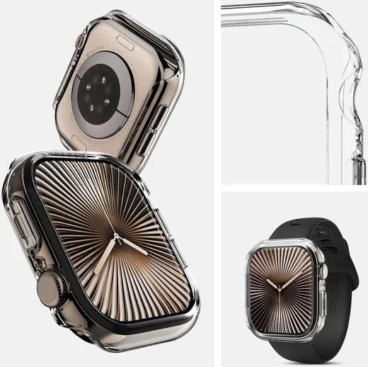 Spigen Thin Fit - Apple Watch 11/10 46MM Bumper Hoesje - Transparant afbeelding 5