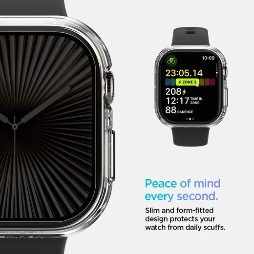 Spigen Thin Fit - Apple Watch 11/10 46MM Bumper Hoesje - Transparant afbeelding 7