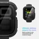 Spigen Tough Armor - Apple Watch 11/10 46MM Hoesje Full Protect - Zwart afbeelding 6